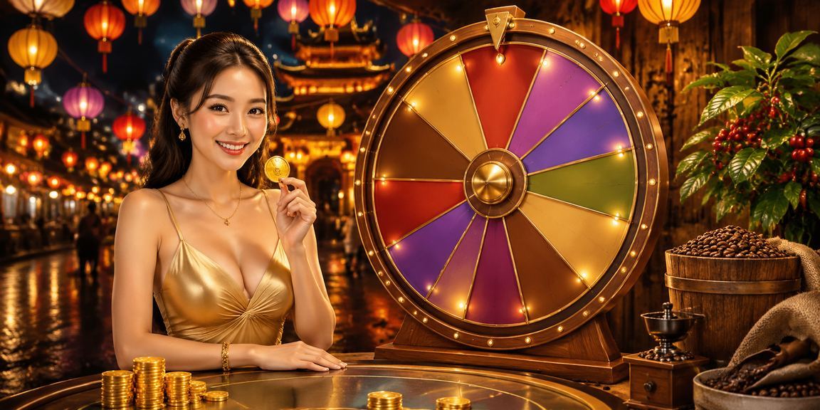 Không khí lễ hội may mắn tại Huế – người dùng theo dõi chương trình thưởng keobong88 bên ly cà phê